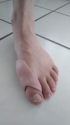 Manchon protecteur d'hallux valgus