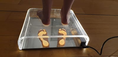 Examen sur podoscope